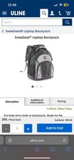 Mochila preta para laptop SWISSGEAR comprar usado  Enviando para Brazil