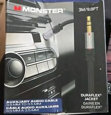 Cable de audio auxiliar Monster de 3,5 mm a 3,5 mm de 2 m/9,8 pies, usado segunda mano  Embacar hacia Argentina