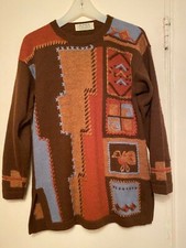 Usado, Venda!!!!Pulôver feminino vintage 100% alpaca malha feito no Peru tamanho M usado comprar usado  Enviando para Brazil