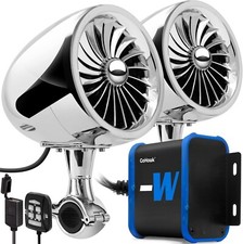 TJ4-W amplificador à prova d'água 4" alcance total Bluetooth alto-falantes estéreo motocicleta 1 comprar usado  Enviando para Brazil