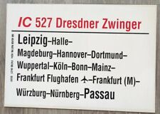 Zuglaufschild 21cm intercity gebraucht kaufen  Reutlingen