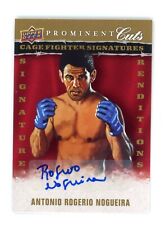 2009 Upper Deck ANTONIO ROGERIO NOGUEIRA cortes proeminentes autografado cartão MMA UFC 7VEKQ, usado comprar usado  Enviando para Brazil