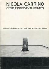 Nicola carrino. opere usato  Valenzano