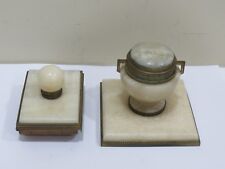 Antique onyx inkwell for sale  Morris Plains