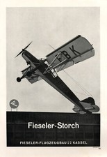 Fieseler storch reklame gebraucht kaufen  Waldburg