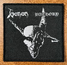 VENOM/BATHORY, COSTURAR NA BORDA PRETA PATCH TECIDO comprar usado  Enviando para Brazil