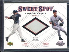 2001 Sweet Spot Game Base Duos #B1JP Mike Piazza/Derek Jeter, usado comprar usado  Enviando para Brazil