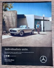 Mercedes poster advert. for sale  LOUGHBOROUGH