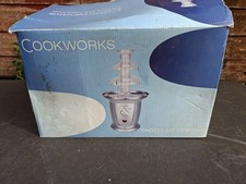 Cookworks chocolate fountain for sale  MARKET RASEN