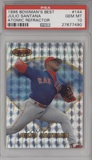 1996 Bowman's Best Atomic Refractor Julio Santana #144 PSA 10 GEM MT Rookie RC comprar usado  Enviando para Brazil