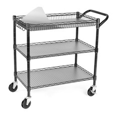 rolling black 3 shelf unit for sale  Haltom City