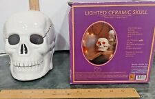 Gothic ceramic skull for sale  West Bend