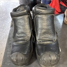 Botas de solda masculinas biqueira composta botas de segurança resistentes ao fogo bota de solda..., usado comprar usado  Enviando para Brazil