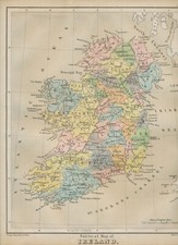 Karte irland 1879 gebraucht kaufen  Fürth