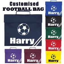 Mochila Escolar De Fútbol Personalizada Para Niños Niñas Regalo, usado comprar usado  Enviando para Brazil