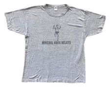 Camiseta Vintage Anos 80 Russell Athletic Relés de Área Mineral Fina Ponto Único  comprar usado  Enviando para Brazil
