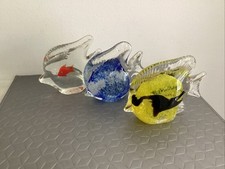 Three glass fish for sale  HAYWARDS HEATH