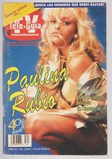 Usado, PAULINA RUBIO GUIA DE TV MEXICANO 1992 GLORIA TREVI PÔSTER CENTRAL comprar usado  Enviando para Brazil