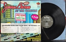 JAMES BROWN LIVE AT THE GARDEN~'67 MONO PROMO COPY LP~BLACK KING LBL~TIMING BAR, usado comprar usado  Enviando para Brazil