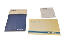 Garrard 401 instruction for sale  MANCHESTER