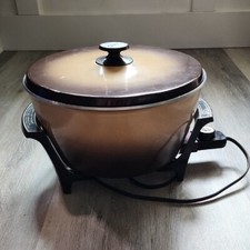 Super pote Oster anos 70/80 vintage 8 qt. Panela elétrica/fritadeira/torrador lento para todos os fins comprar usado  Enviando para Brazil