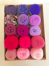 Pinks purples yarn for sale  BURES