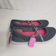 Tênis de caminhada Skechers on the Go Go Goga Mat feminino tamanho 10 Mary Jane cinza comprar usado  Enviando para Brazil