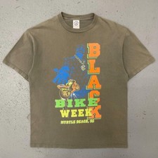 Camiseta Vintage Anos 2000 Preta Bike Week Myrtle Beach SC Rocawear Rara Motociclista Grande comprar usado  Enviando para Brazil