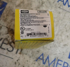 1 Novo Hubbell CSB220W Interruptor de Pólo Duplo Branco 20 amp 120/277V comprar usado  Enviando para Brazil