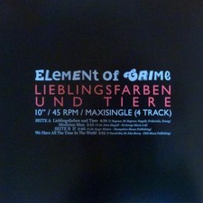 Element crime lieblingsfarben gebraucht kaufen  Berlin