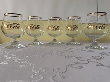 Szklanki Coca-Cola Retro Złote Lata 70 Zestaw 5 szt 300 ml Made In Germany, używany na sprzedaż  PL