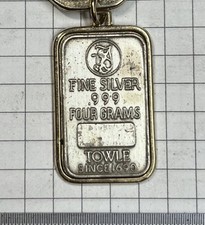 Chaveiro toalha prata 4 gramas - Peça vintage  comprar usado  Enviando para Brazil