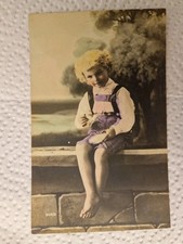 Cartolina bimbo muretto usato  Bologna