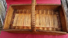 Panier osier 1900 d'occasion Panier osier 1900 d'occasion  Val-de-Saâne