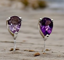 Natural amethyst tear for sale  Union