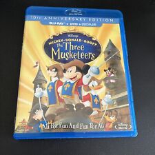 Os Três Mosqueteiros (10º Aniversário) (Blu-ray, DVD, 2004) Disney Mickey Mouse comprar usado  Enviando para Brazil