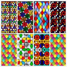 Auto-adesiva Vitral Adesivos Retro Igreja Janela opaco Filmes Adorno comprar usado  Enviando para Brazil