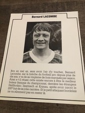 Fiche bernard lacombe d'occasion  Jujurieux