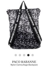 Mochila de viagem nova sem etiquetas PACO RABANNE Phantom camuflada bolsa tote duffel, preta e cinza comprar usado  Enviando para Brazil