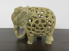 Vintage carved green for sale  COLCHESTER