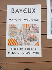 Ancienne affiche originale d'occasion  Caen