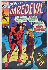 Demolidor #57 1969 5.5-6.0 FN-2º App Cabeça da Morte; DD Revela ID para Karen Page!, usado comprar usado  Enviando para Brazil
