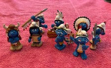 Schleich schlümpfe indianerst gebraucht kaufen  Klein Offenseth-Sparrieshoop