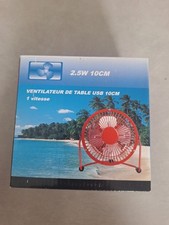 Ventilator tischventilator rot gebraucht kaufen  Aschaffenburg