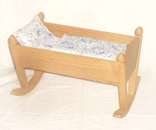 Holz puppenbett wiege gebraucht kaufen  Langweiler