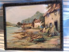Fishing village scene for sale  Jamestown