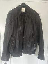 Diesel leather jacket for sale  STAFFORD