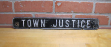 Town justice original for sale  Flemington