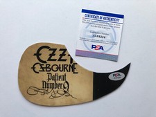OZZY OSBOURNE AUTOGRAFADO PACIENTE NÚMERO 9 GUITARRA PICKGUARD PSA/DNA comprar usado  Enviando para Brazil