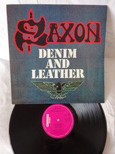 Saxon-Denim And Leather LP 1981 Superb Original UK Pressing comprar usado  Enviando para Brazil